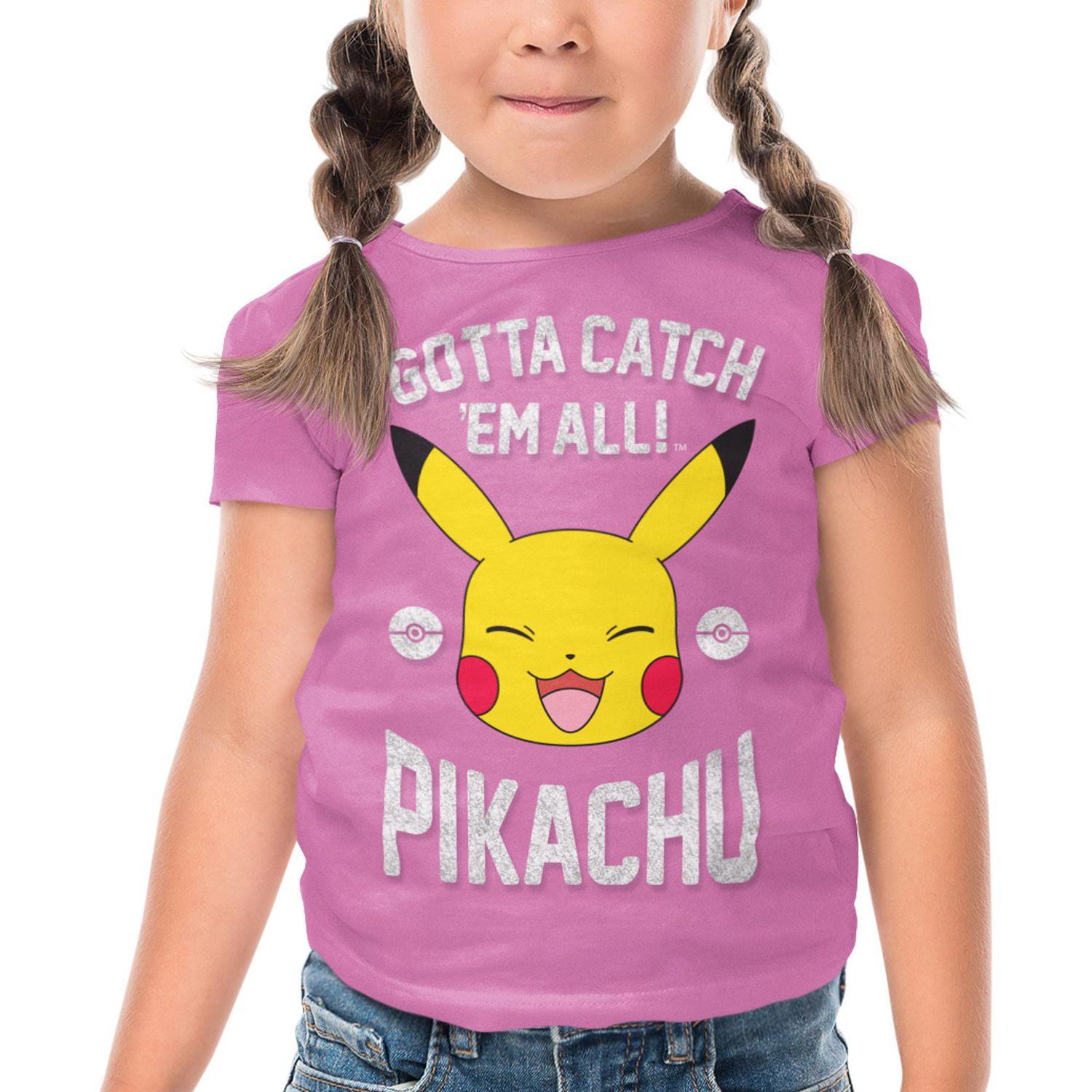 Pokemon Girl's Short Sleeve T-Shirt