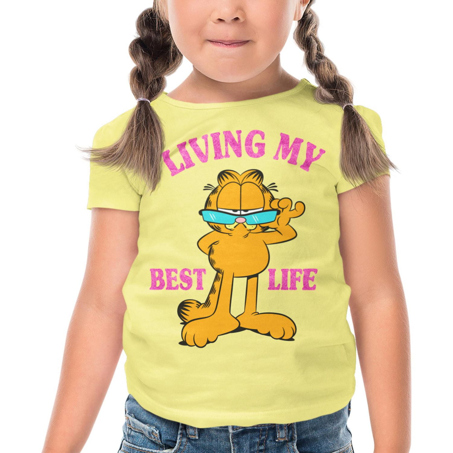 Garfield T-Shirt à manches courtes pour fille