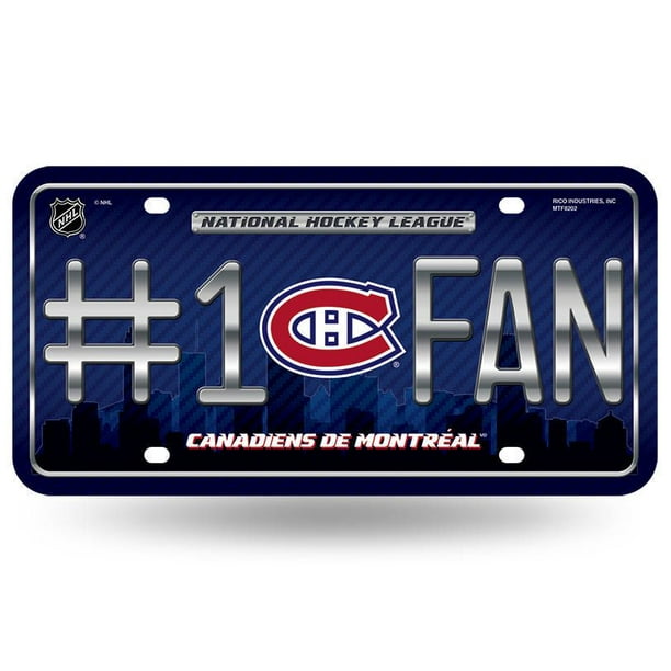 Plaque d’immatriculation NHL Montreal Canadians