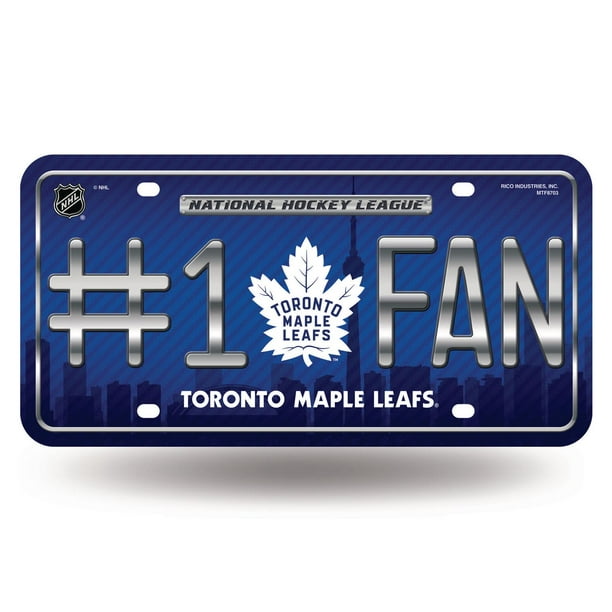 Plaque d’immatriculation des Maple Leafs de Toronto de la LNH