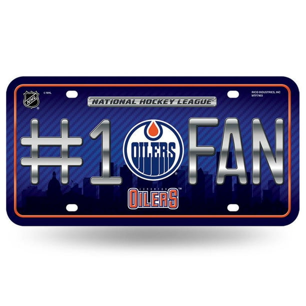 Nhl Edmonton Oilers License Plate - Walmart.ca