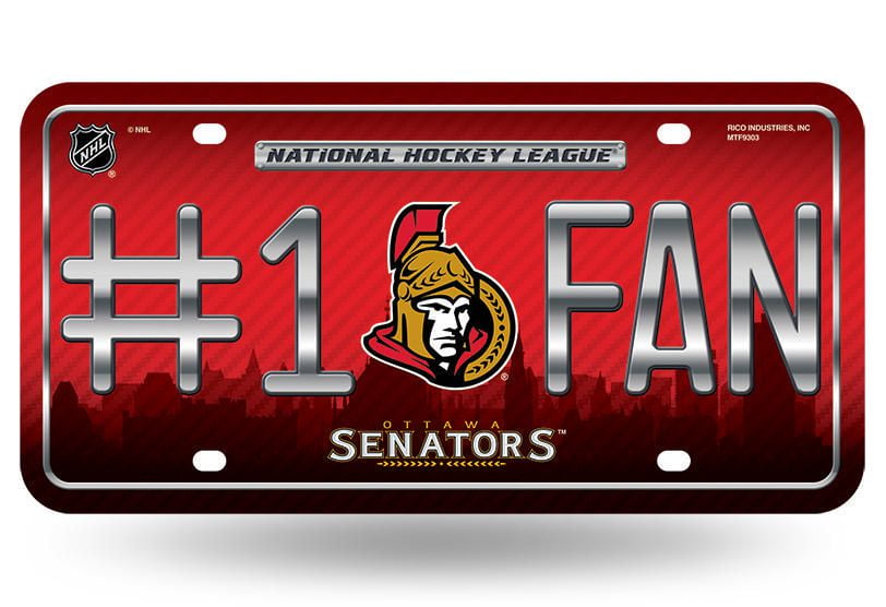 GTEI NHL Ottawa Senators Licence Plate | Walmart Canada