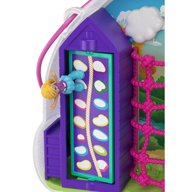 Polly Pocket Rainbow Dream Wearable Purse Compact 