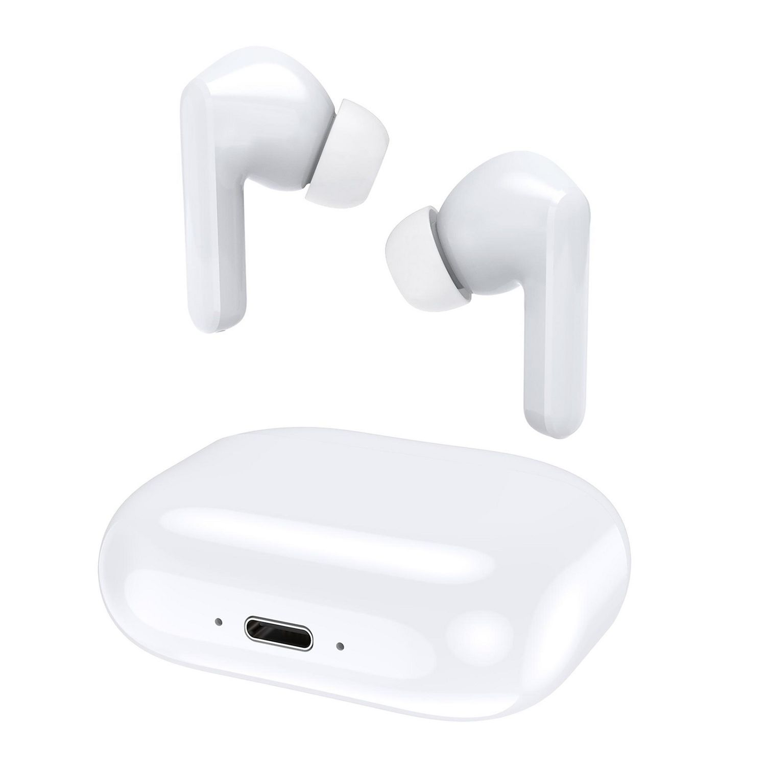 Bluetooth 5.0 Headphones in-Ear with Mic Letsfit T18 Wireless Earbuds White 
