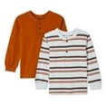 thumbnail image 1 of George Toddler Boys' Henley Tee 2-Pack, 1 of 2