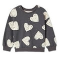 thumbnail image 1 of George Toddler Girls' Fleece Sweatshirt, 1 of 2