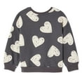 thumbnail image 2 of George Toddler Girls' Fleece Sweatshirt, 2 of 2