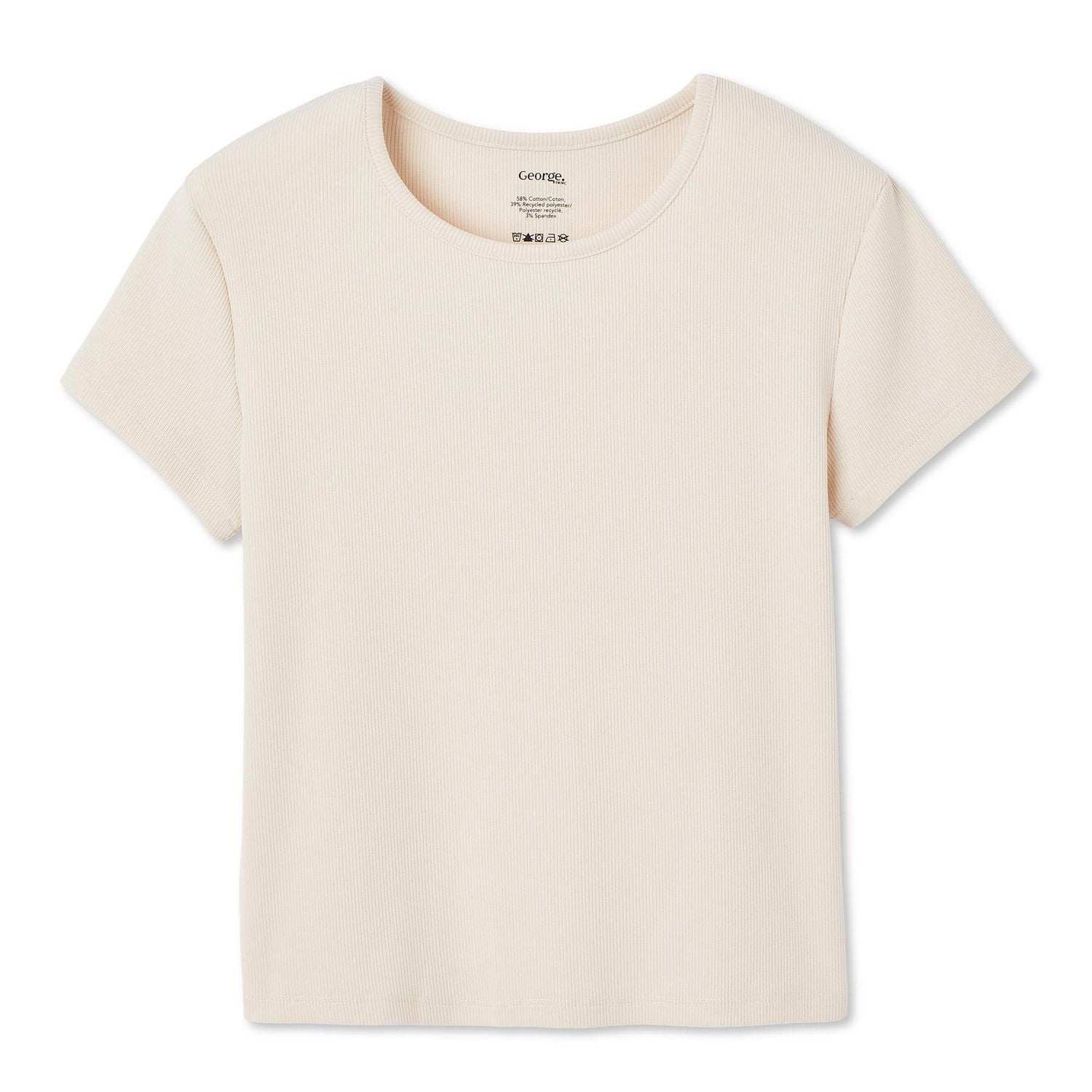 George Girls' Rib Baby Tee