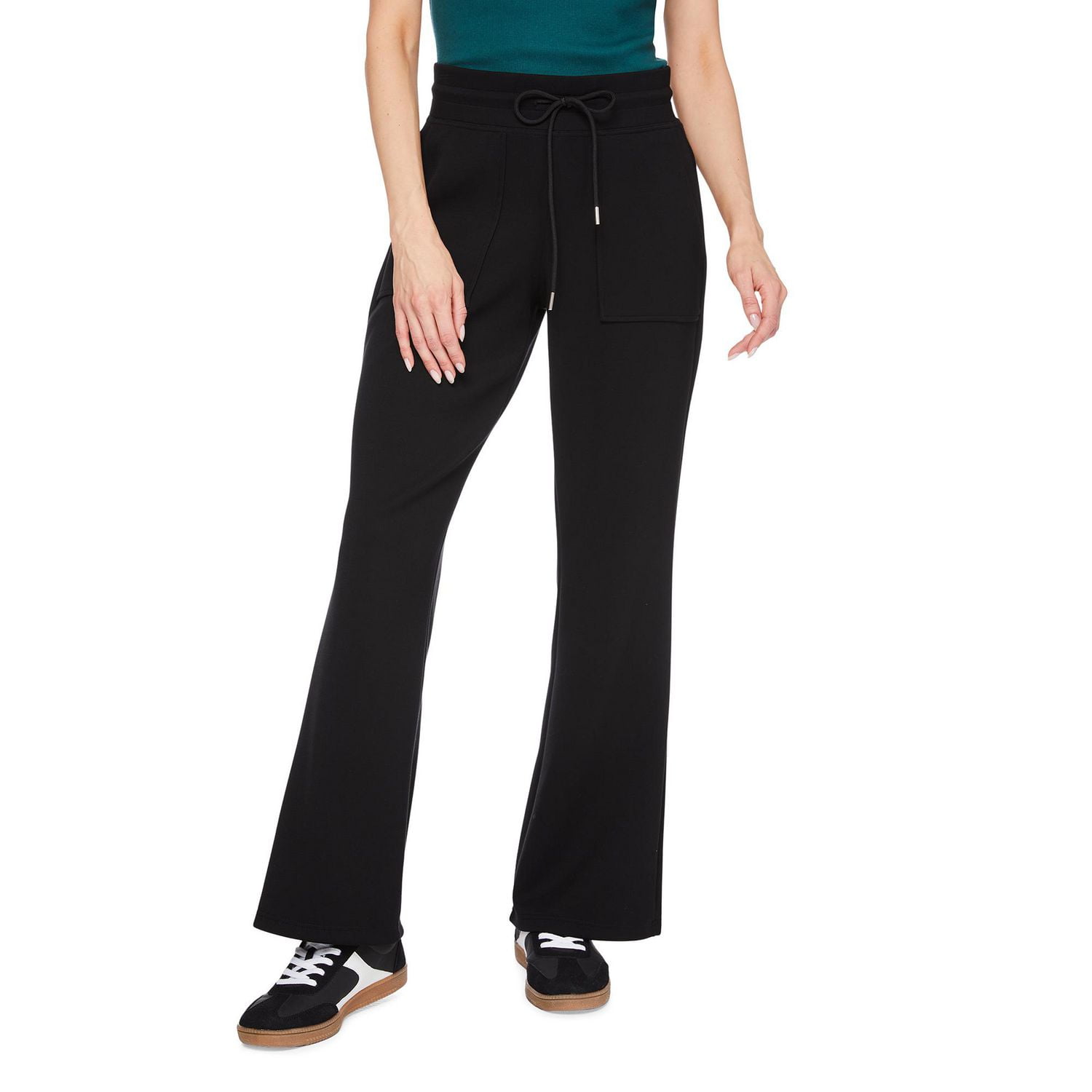 Pantalon évasé en scuba George pour femmes Tailles TP–TTG