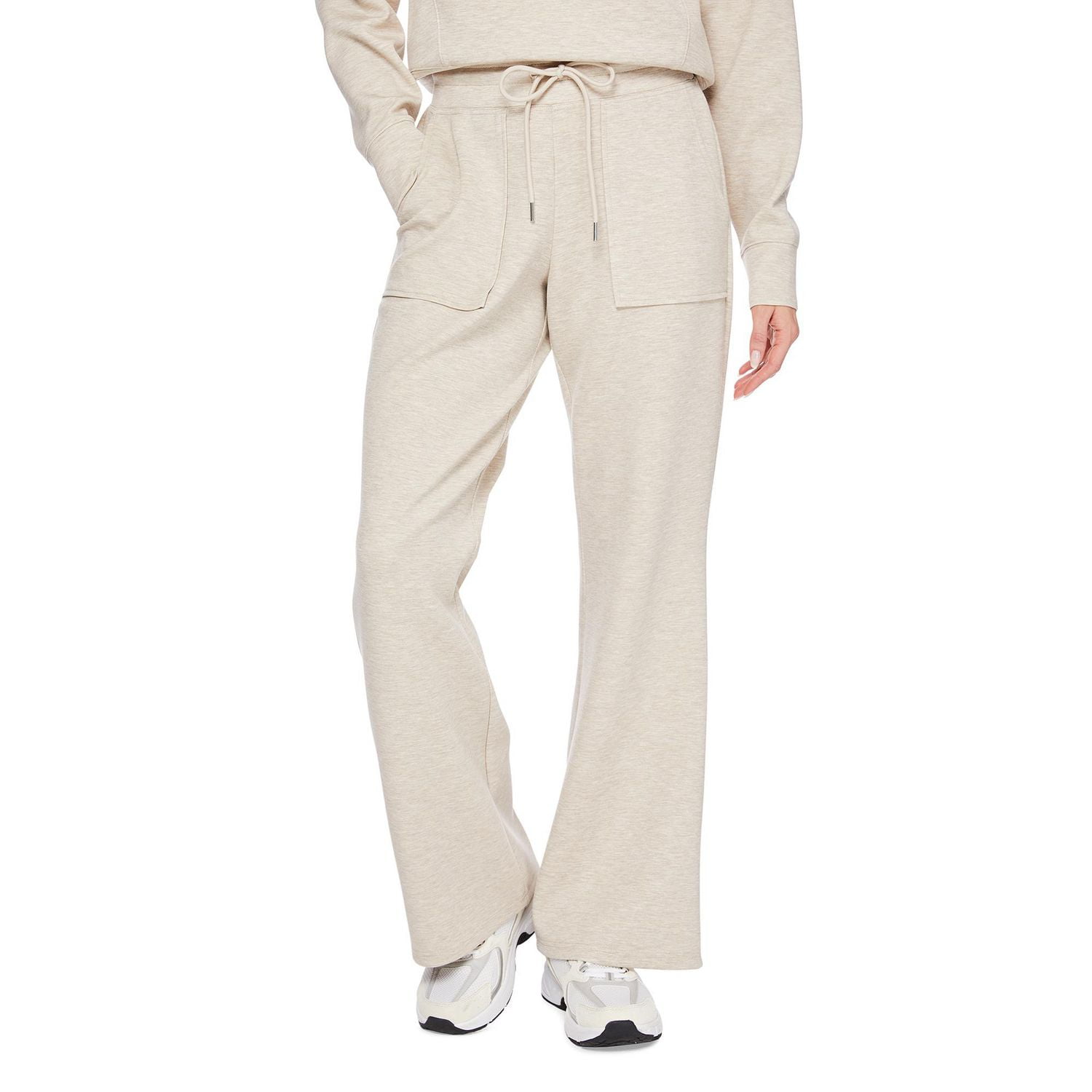 Pantalon évasé en tricot doux George pour femmes Tailles TP–TTG