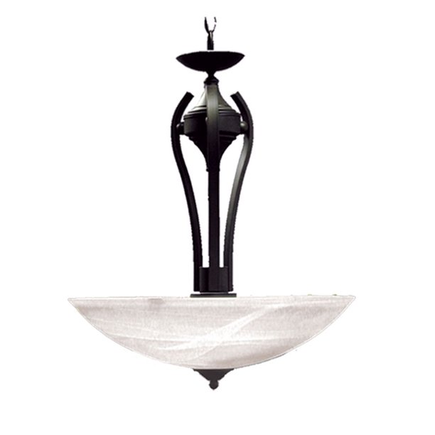 Albright 3-Lumière Suspension, Bronze