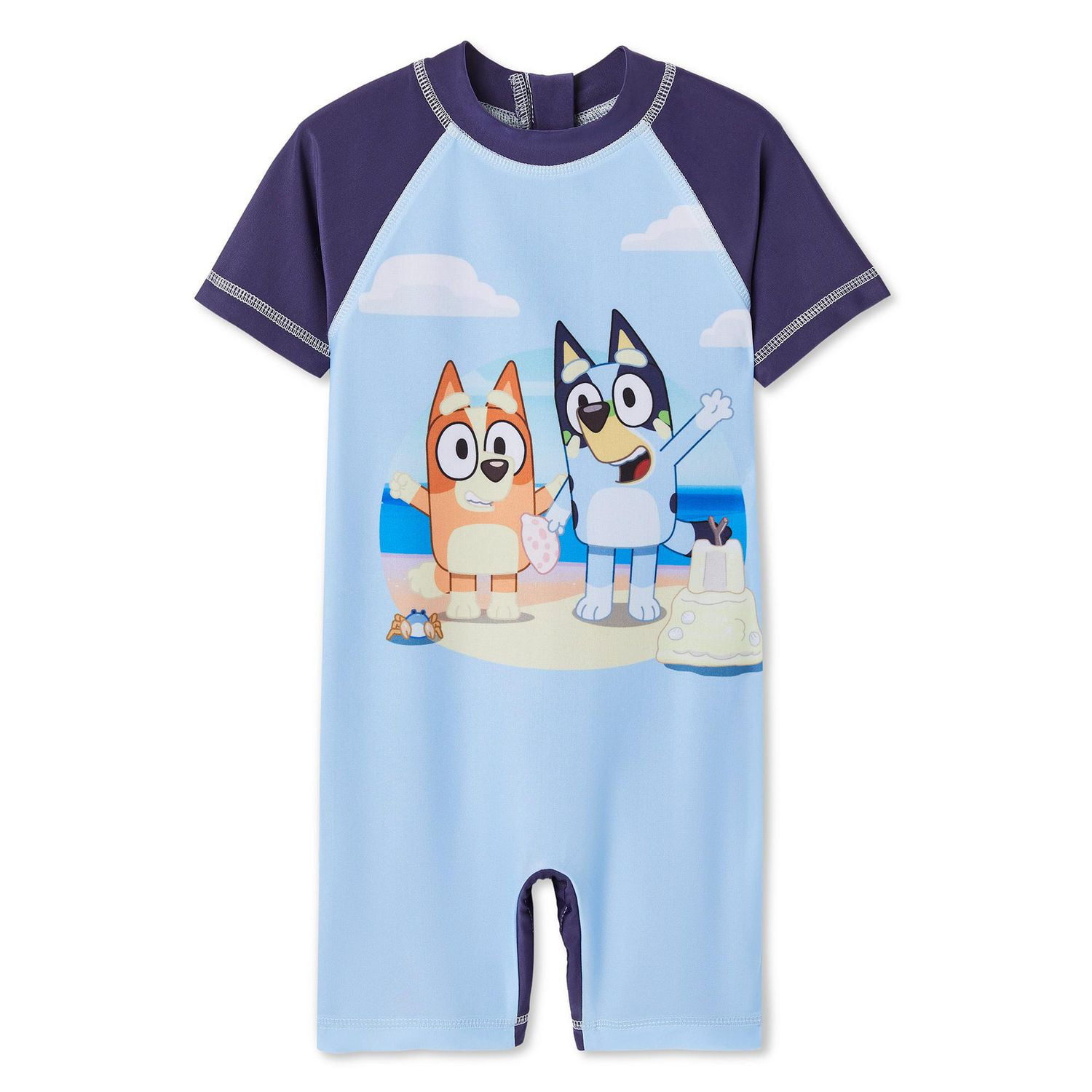 Maillot de bain anti-UV 1 pièce Bluey pour bébés garçons