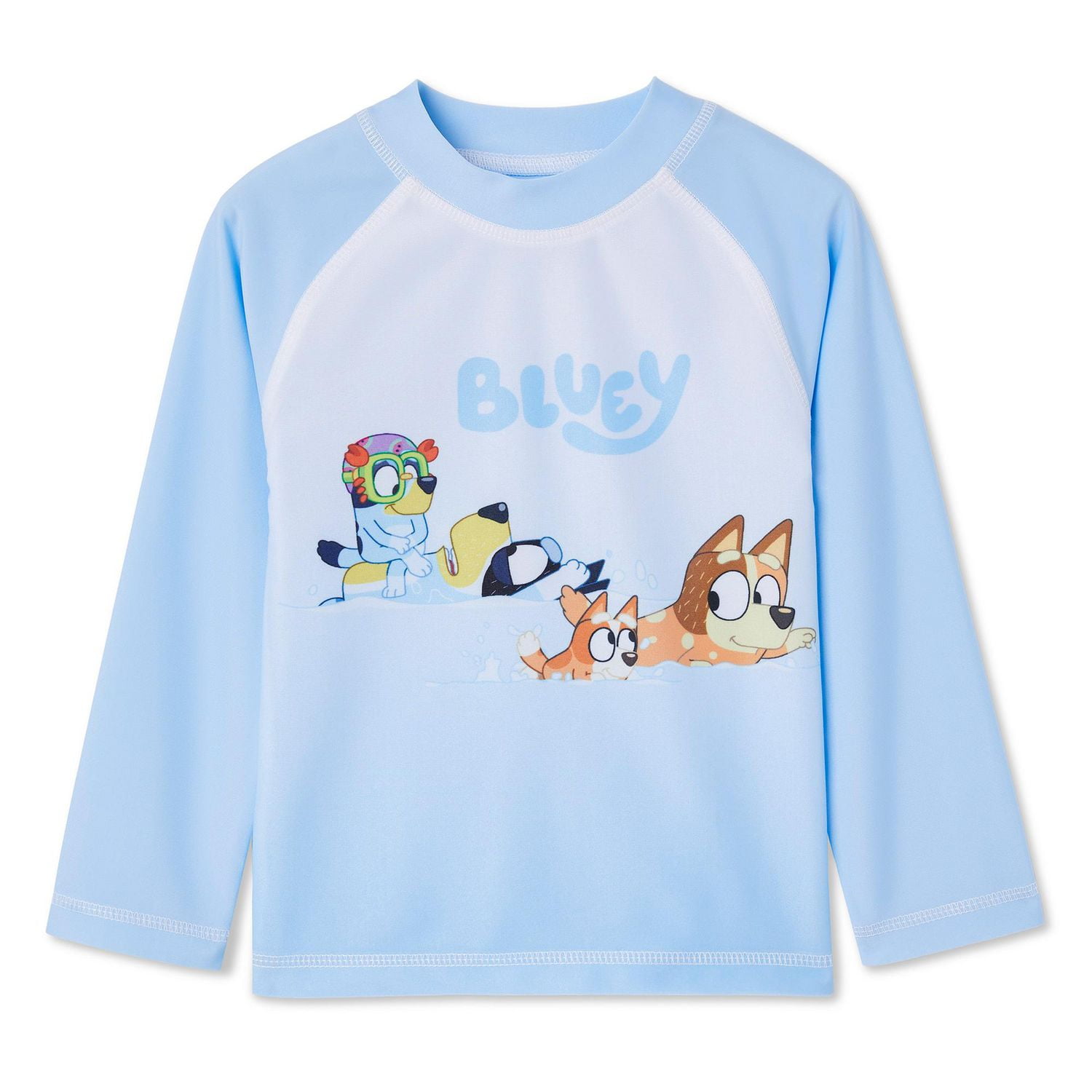 Bluey Toddler Boys' Rash Guard, Sizes 2T-5T