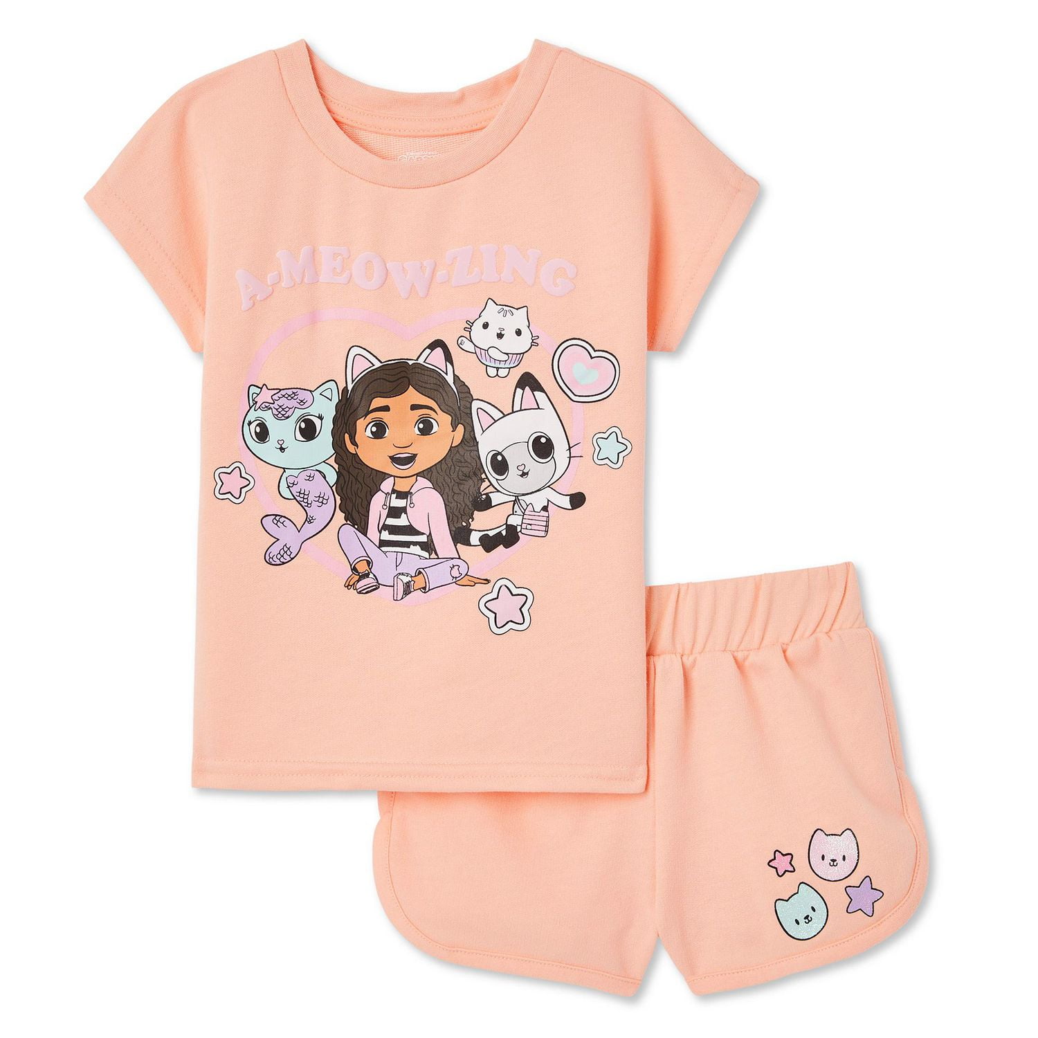 Gabby's Dollhouse Toddler Girls' Short 2-Piece Set