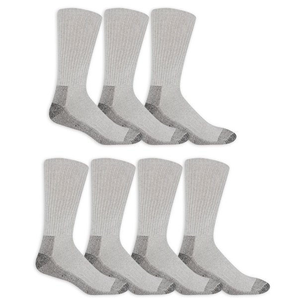 Fruit of the Loom Men's 7 Pair Work Gear Crew Socks - Walmart.ca