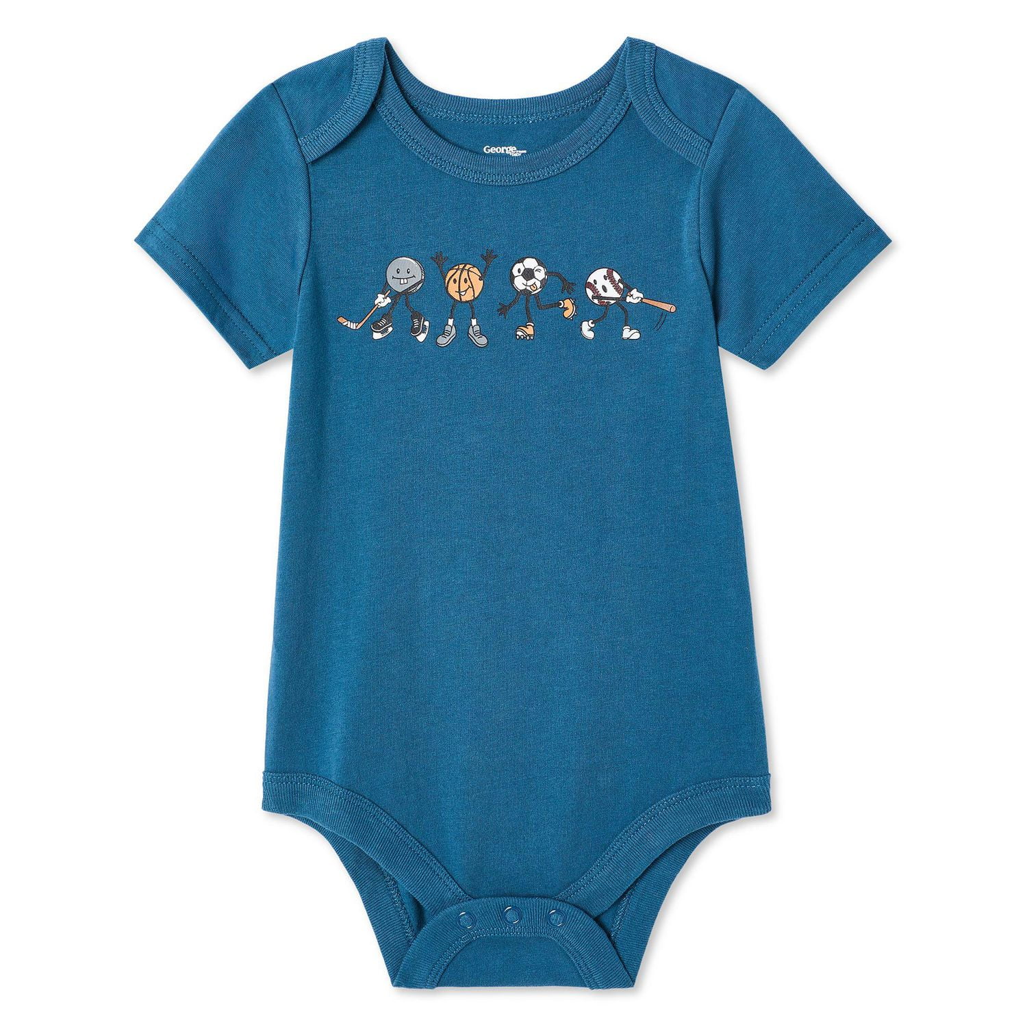 George Baby Boys' Graphic Bodysuit, Sizes 0-24 months