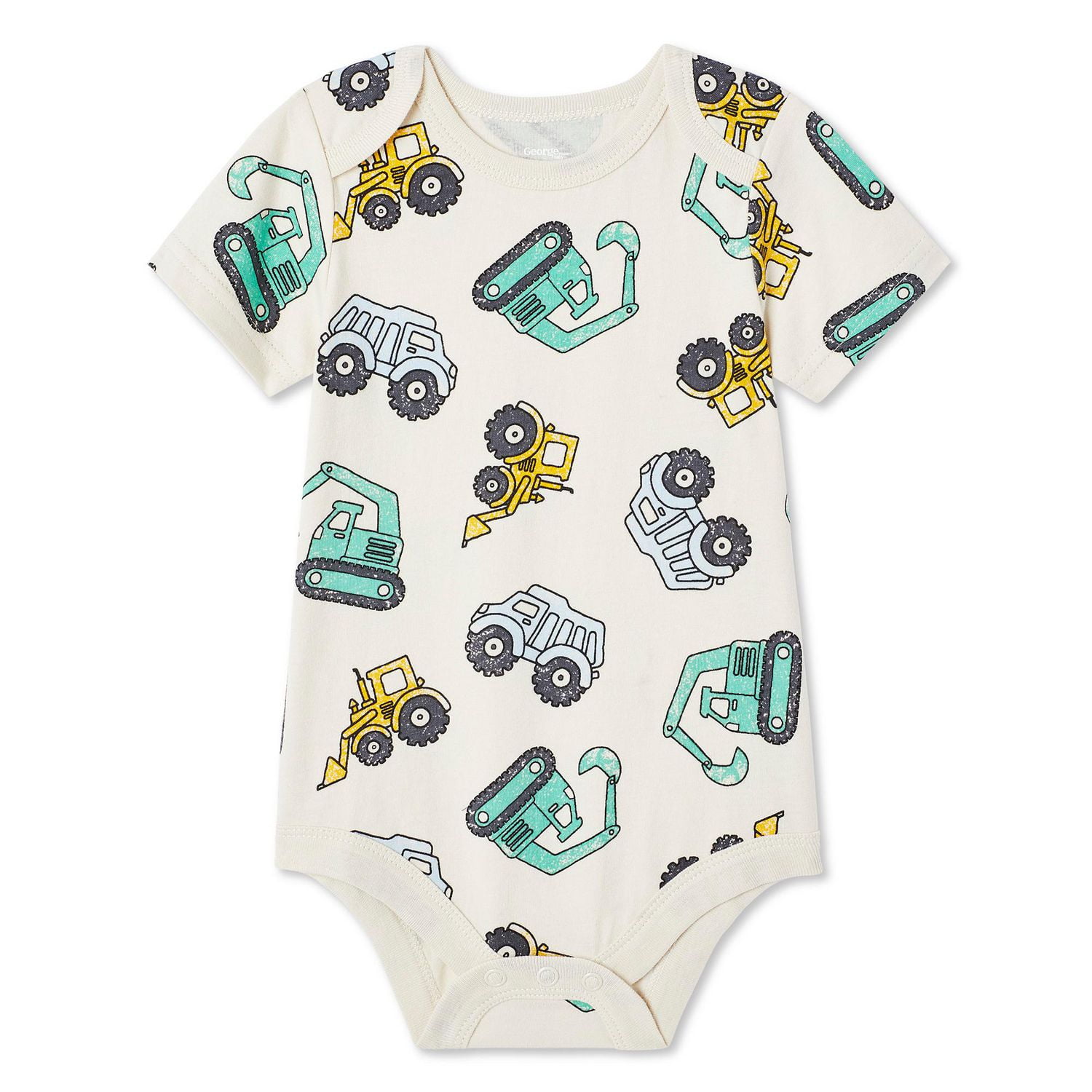 George Baby Boys' Printed Bodysuit, Sizes 0-24 months