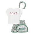 thumbnail image 3 of Ensemble 3 pièces avec jupe-short George pour petites filles, 3 of 3