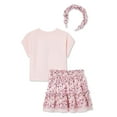 thumbnail image 2 of George Toddler Girls' Skort 3-Piece Set, 2 of 3