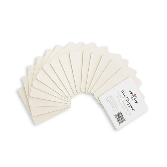 Mohawk Home Rug Corner Gripper Rug Pad, 16 Piece Set, White, 0' 4" x 0' 4"
