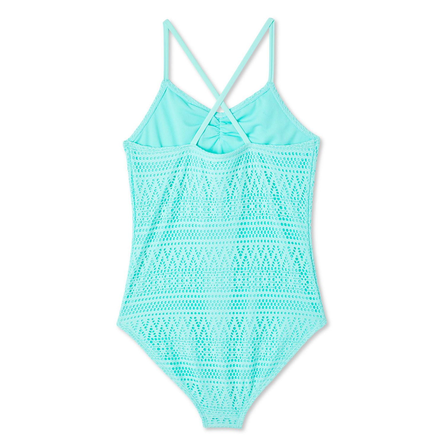 George Girls' Crochet Swimsuit 1-Piece, Sizes XS-XL