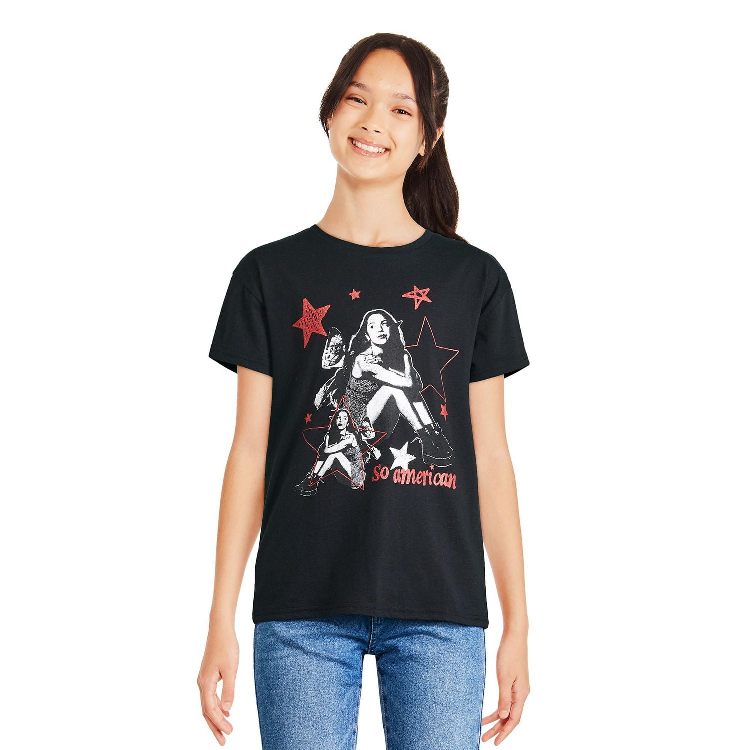 T-shirt à manches courtes Olivia Rodrigo pour filles