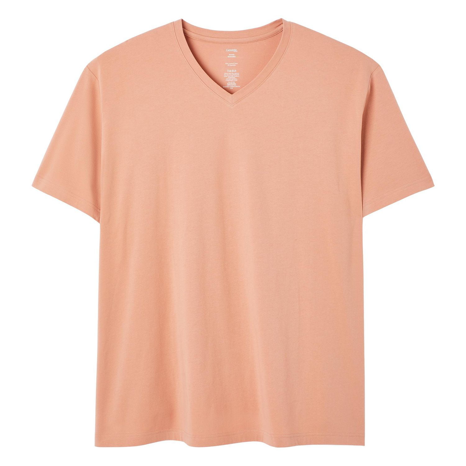 George Big Men's Stretch V-Neckline Tee