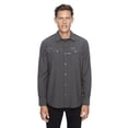 thumbnail image 1 of Dark Black Men's Long-Sleeve  Button-Down Shirt, 1 of 6