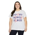 thumbnail image 1 of The Pink Closet Women's Plus Howdy Tee, 1 of 3