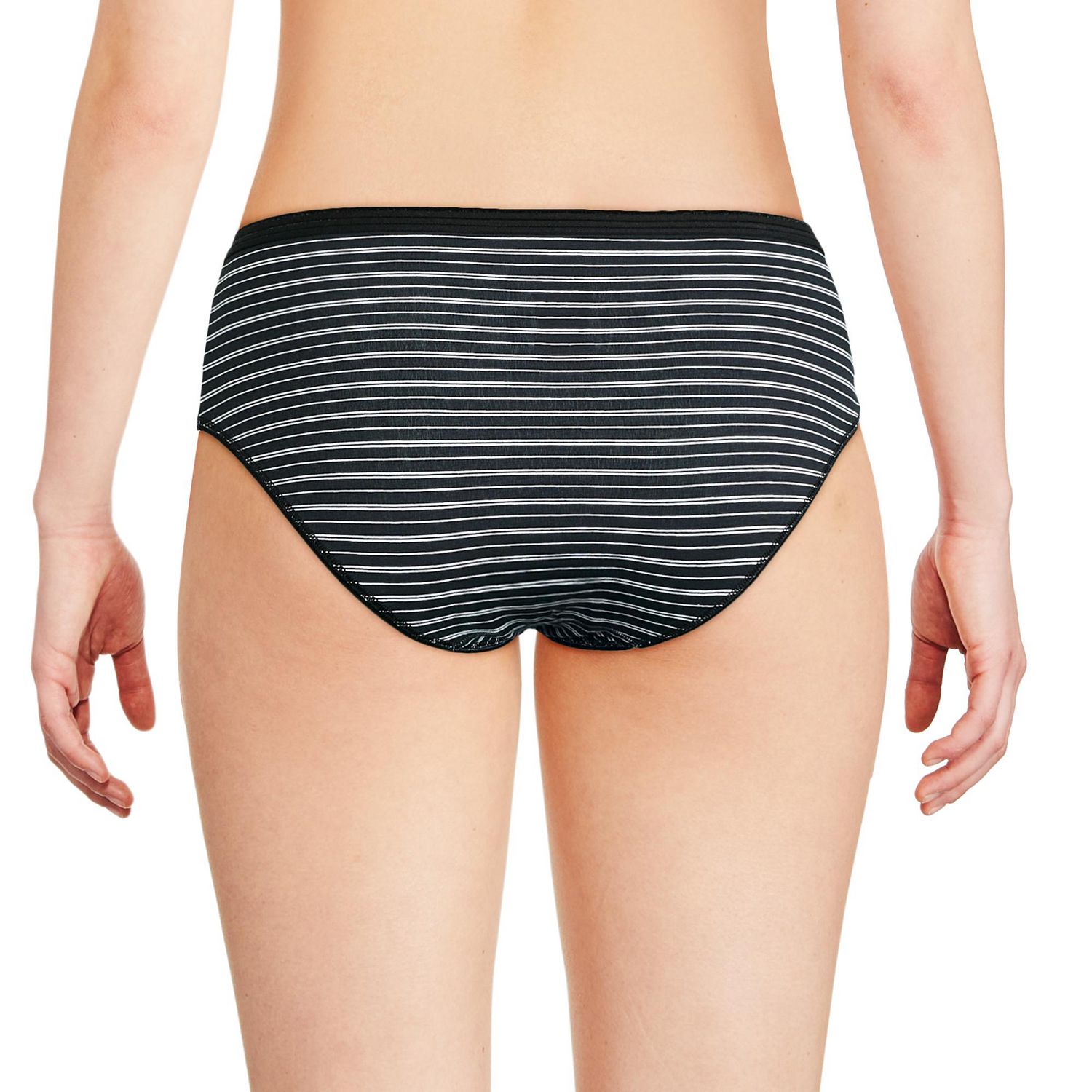 Lot de 6 paires culottes à taille basse George pour femmes