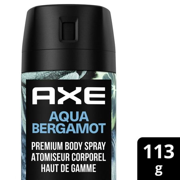 AXE Fine Fragrance Collection Aqua Bergamot Premium Body Spray for Men, 113g Body Spray