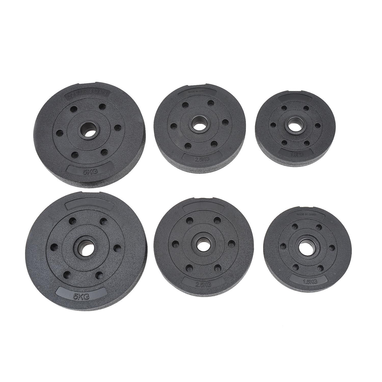 1.25 kg discount weight plates argos