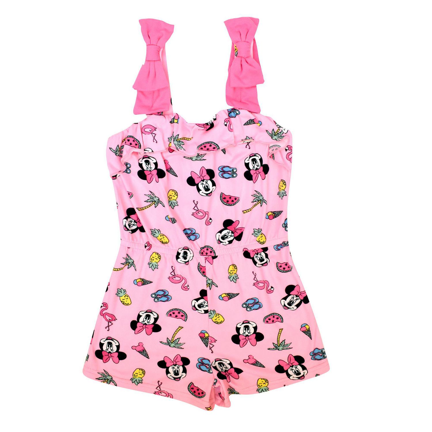 Disney Girls Minnie Mouse jersey sleeveless Romper | Walmart Canada