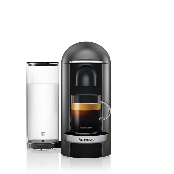 Nespresso Vertuo POP+ Deluxe Coffee and Espresso Machine by Breville with  Milk Frother, Titan Medium