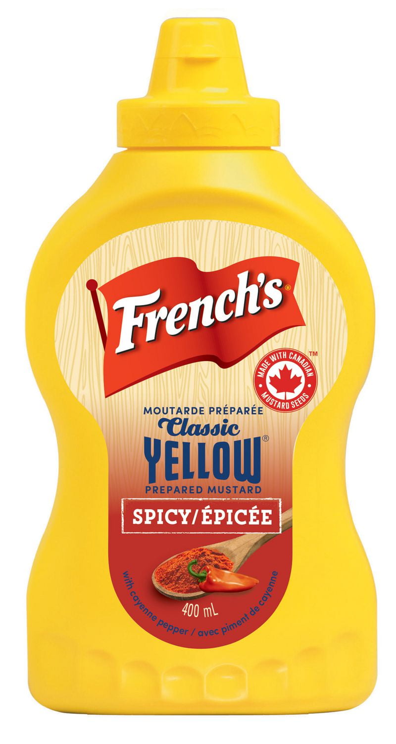 French's, Classic Yellow Mustard, Spicy, 400ml Walmart Canada