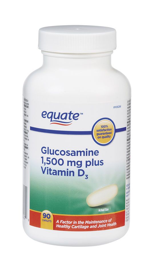 Equate Glucosamine 1,500 mg plus Vitamin D3 Walmart Canada