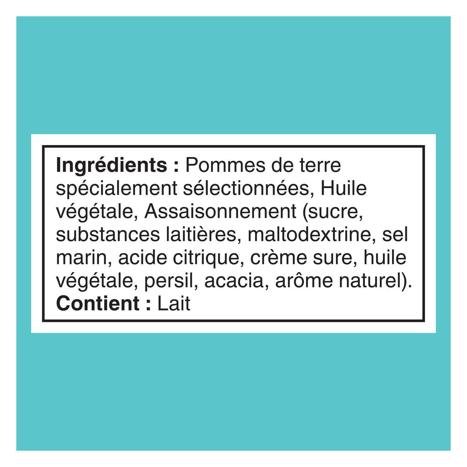 Lay's croustilles assaisonnées Limette pop et sel marin, 60 g.