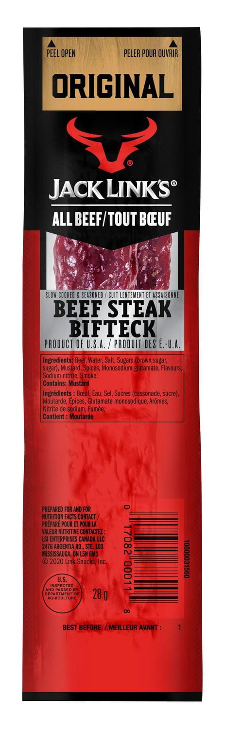 JACK LINK'S BIFTECK ORIGINAL 28 G 28G JACK LINK'S BIFTECK ORIGINAL