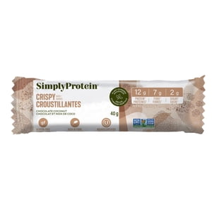 Simply Protein Bar à snack croustillant au chocolat de noix de coco 40g
