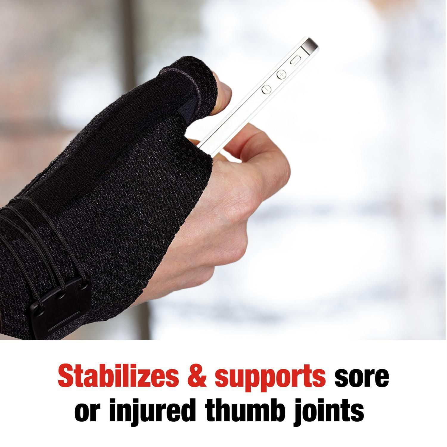 Tensor™ Thumb Stabilizing Brace, black, small/medium, Thumb