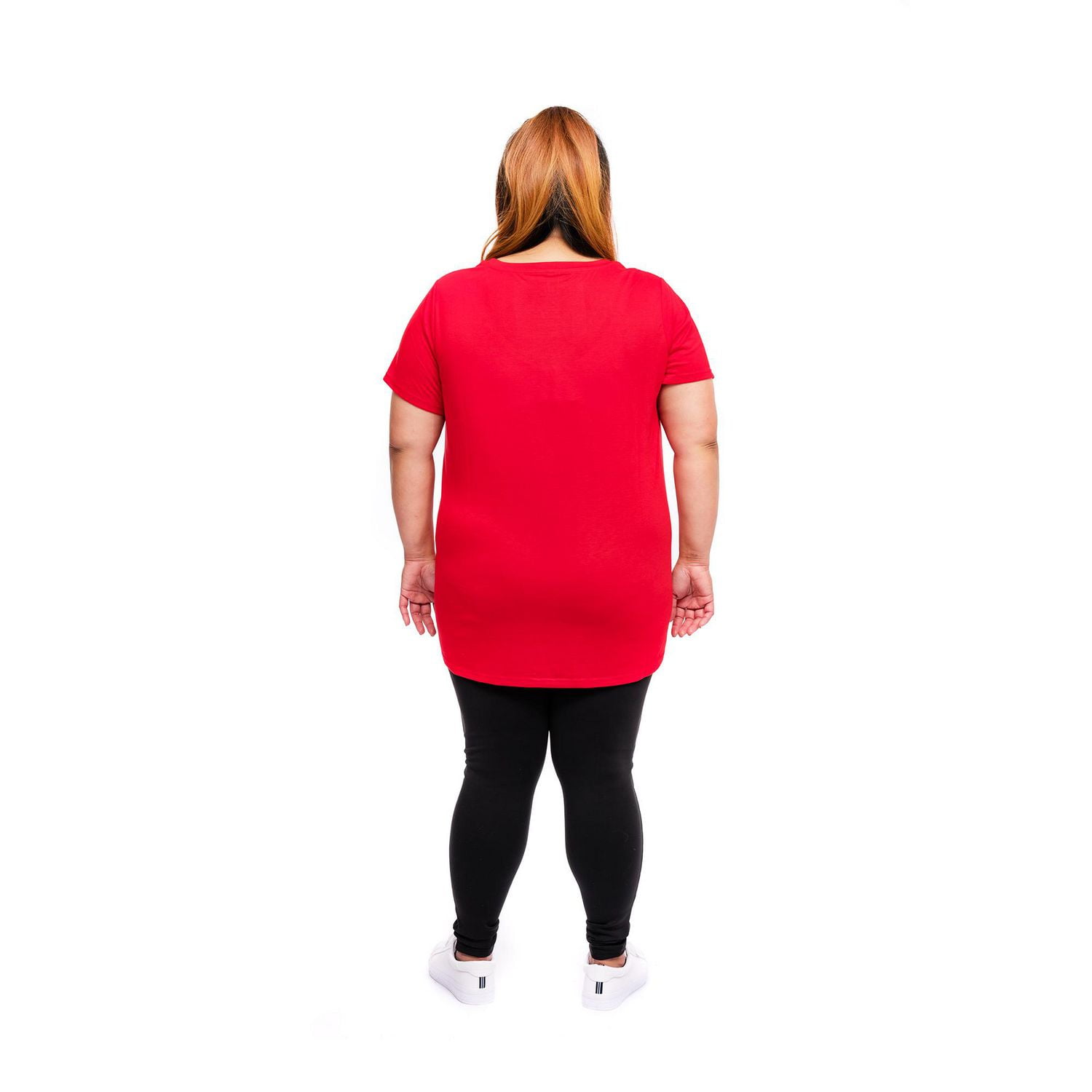 Ladies Plus Elf Movie Poster  Short Sleeve Scoop Neck T-Shirt