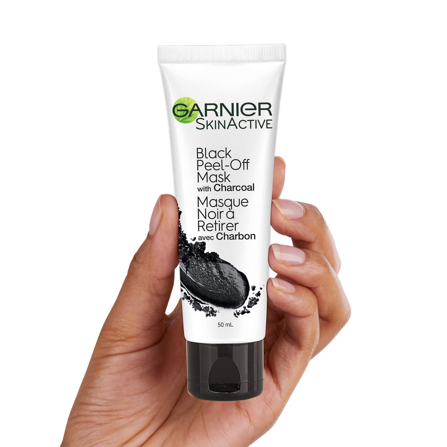 Garnier SkinActive Masque noir à retirer avec charbon Nettoyant Visage Pour  peau mixte à peau grasse, 50 ML 50 ML 