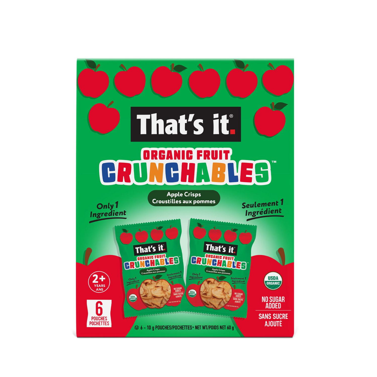 That's it Organic Apple Crunchables 6ct 10g
