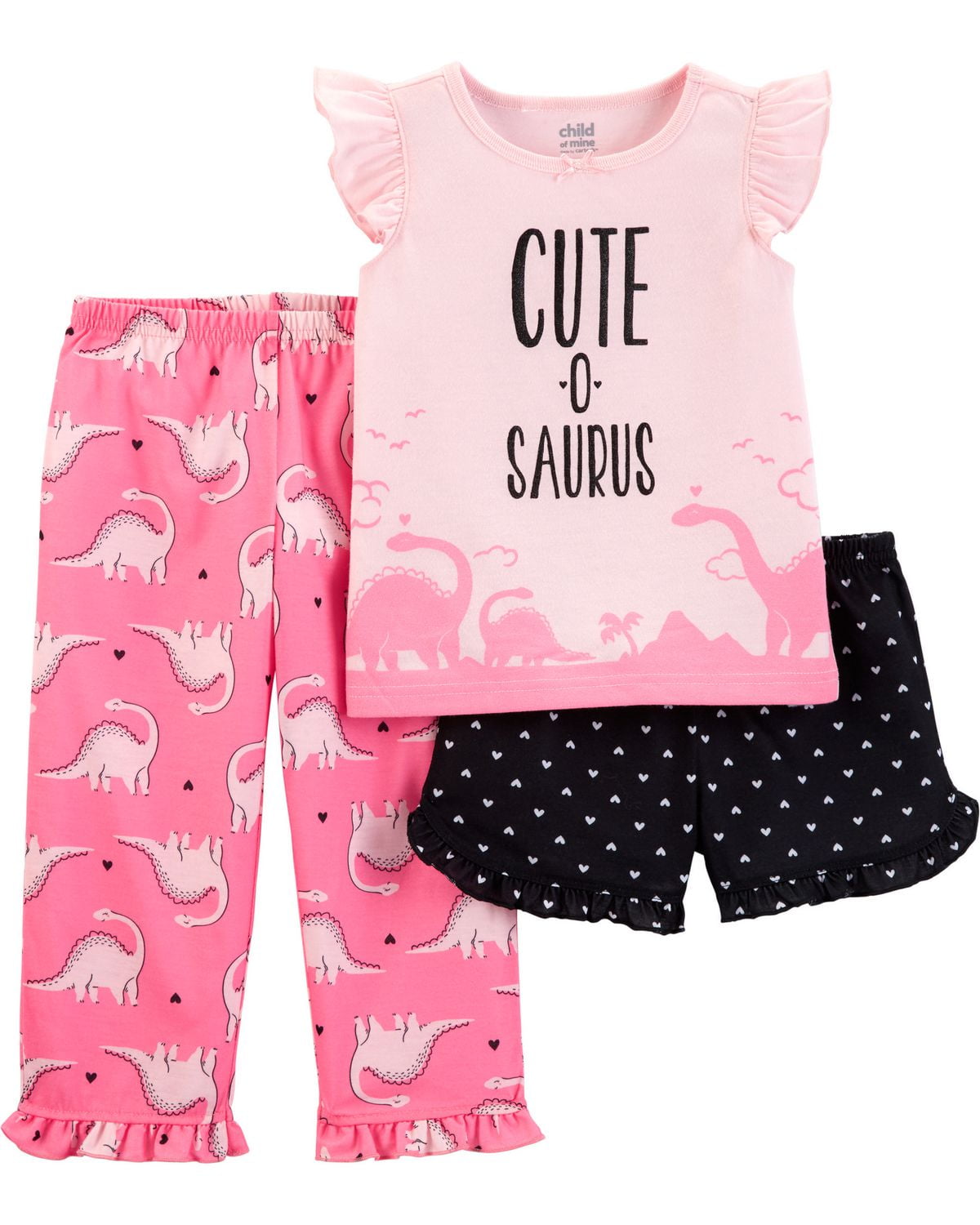 Child of Mine By Carters Baby Toddler Girl Pajamas dino Walmart Canada