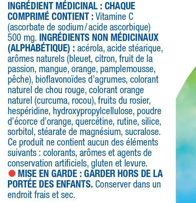 Equate Vitamin C 500mg Multi-Fruit Flavour