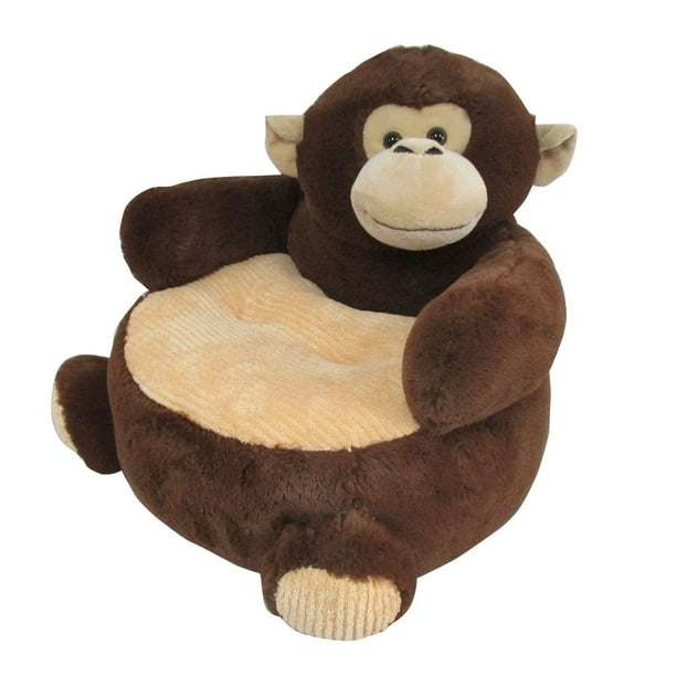 Friend's Boutique Chaise en peluche - singe