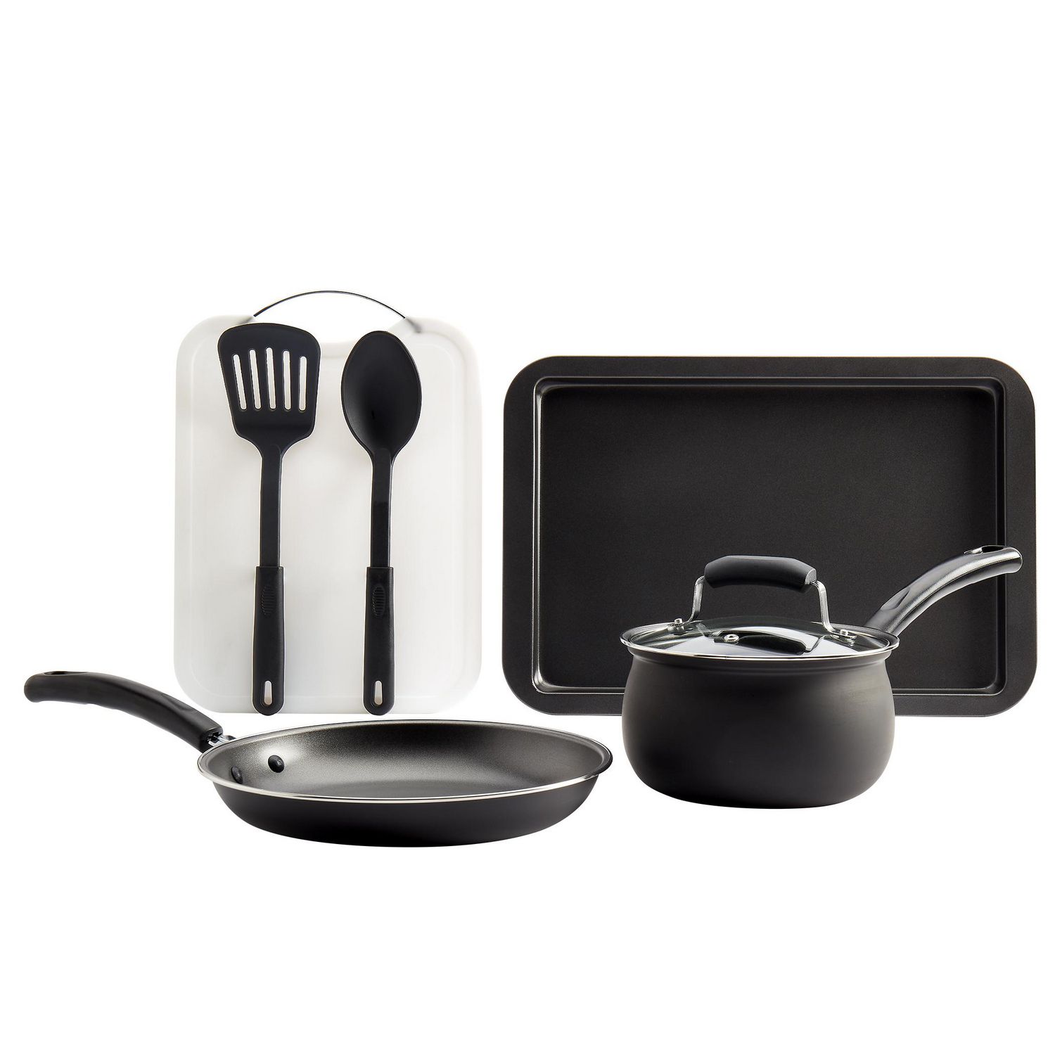 Basic Essentials 25Pc Aluminum Cookware Set