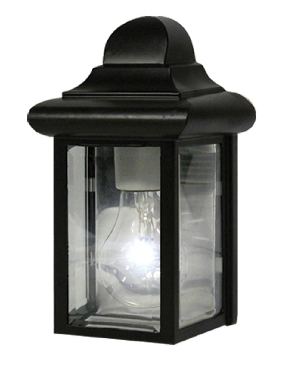 Dina 1Light Black Outdoor Wall Sconce Walmart Canada