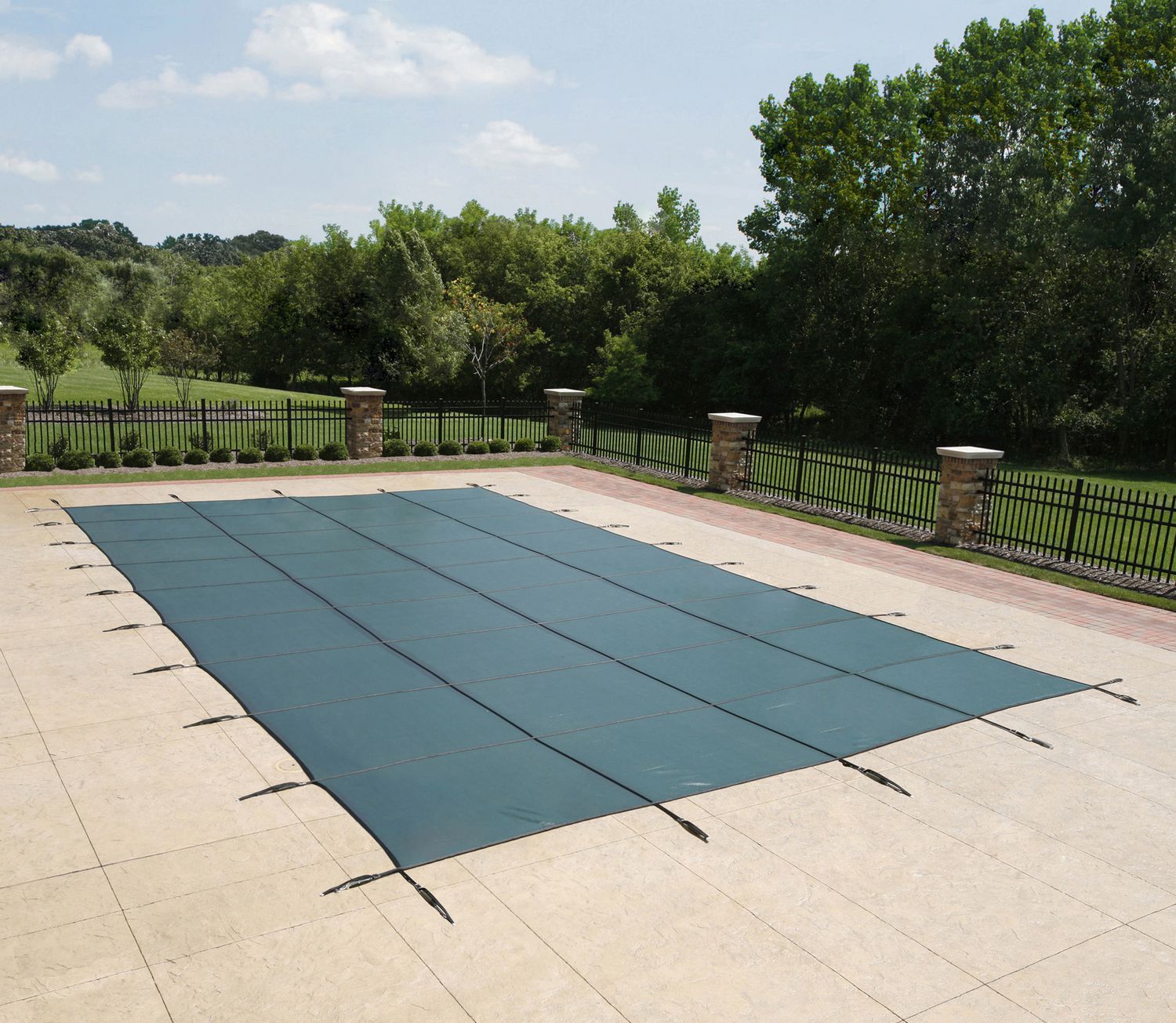 Blue Wave Filet para-feuilles pour bâche de piscine creusée rectangulaire  4,9 m x 11 m (16