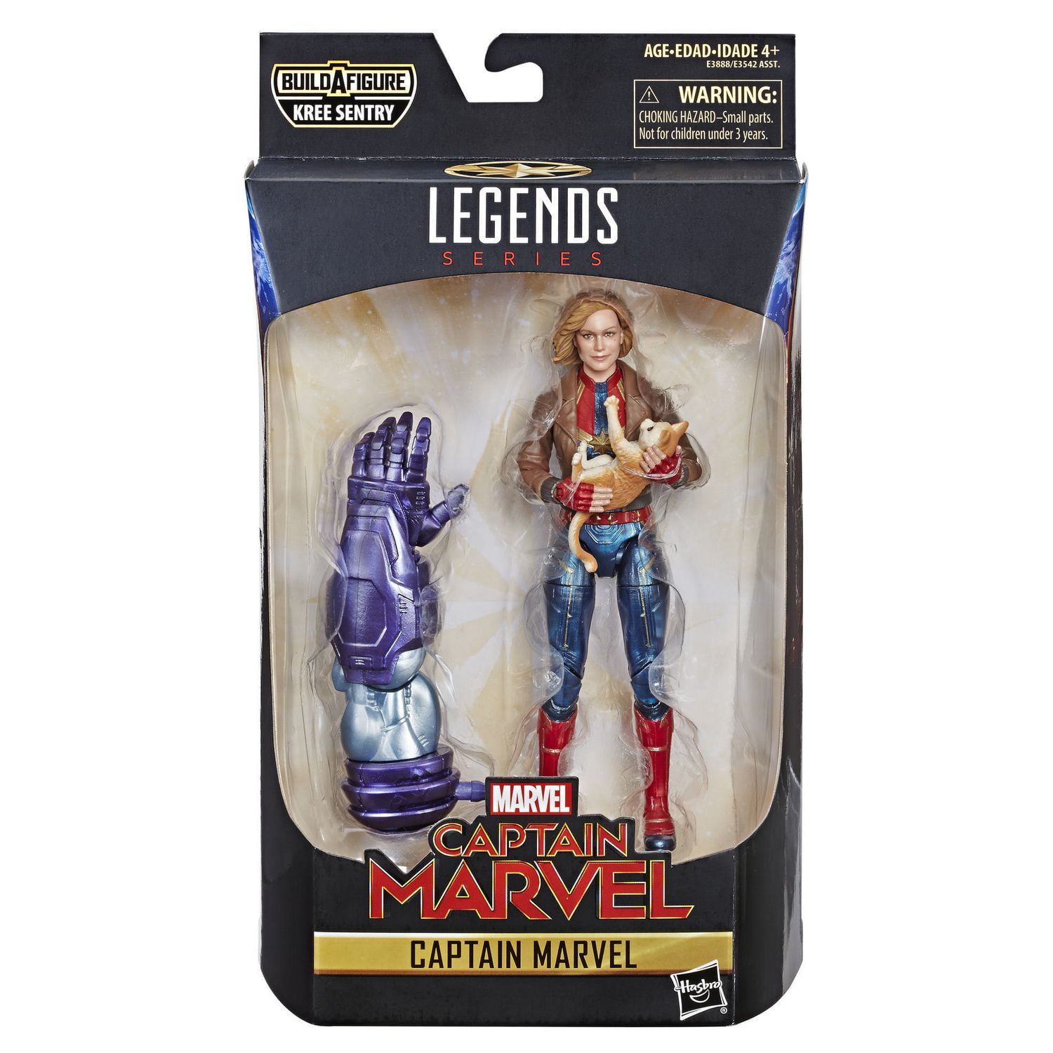 Marvel Captain Marvel 6 inch Legends Captain Marvel in Bomber Jacket Figure Walmart